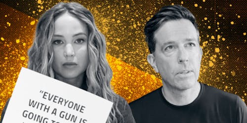Jennifer Lawrence and Ed Helms Jennifer Lawrence and Ed Helms