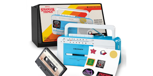 Stranger Things radio cassette product from Walmart