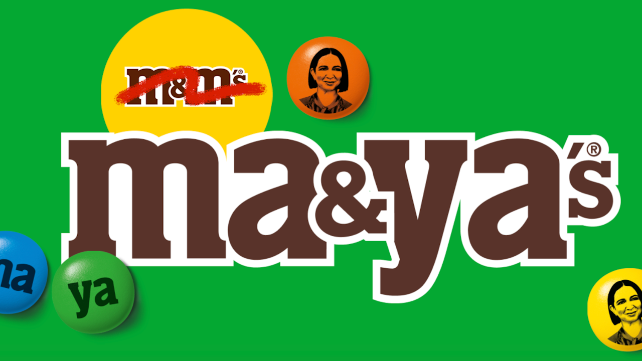 M&M's 'rebrands' As Ma&Ya's As Super Bowl Stunt Unfolds Via Maya