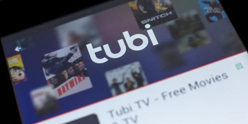 Tubi display on screen Tubi display on screen