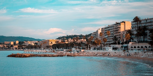 The seafront at Cannes