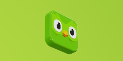The Duolingo logo