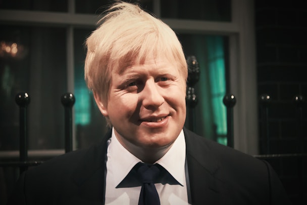 A waxwork of Boris Johnson