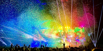 A colorful live event
