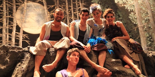 Performers in a production of A Midsummer Night's Dream