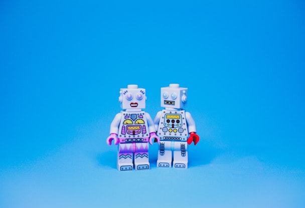 Two lego 'robots'