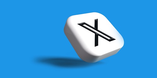 The logo of X, formerly known as Twitter