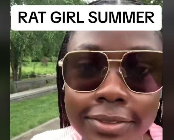 TikTok creator Lola Kolade's 'rat girl' video