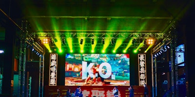 A live video game event