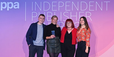 The Drum Open Mic team picks up Digital Product of the Year award at PPA Independent Publisher Awards