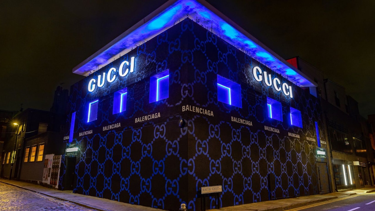 100 years of luxury fashion house Gucci celebrated with Balenciaga