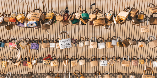 Personalized privacy (padlocks with names on)