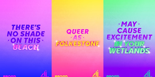 Channel 4 'Proud All Over' campaign 