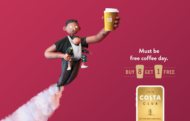 Costa Coffee Club gets revamp by M&C Saatchi and Pablo London