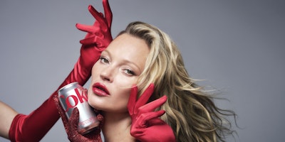 Kate Moss tasked with executing Diet Coke's 40th anniversary 
