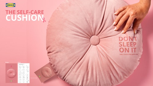 Ikea Saudi Arabia distributes breast cancer awareness cushions 