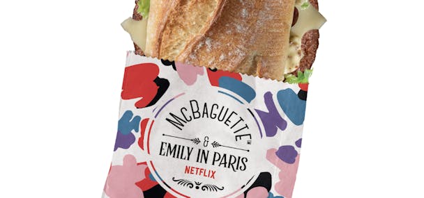 Emily in Paris tie up with McDonald's McBaguette