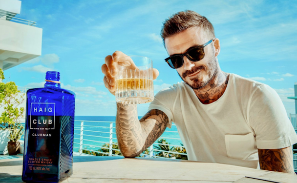 Haig Club Clubman is the official whisky of David Beckham's Inter Miami