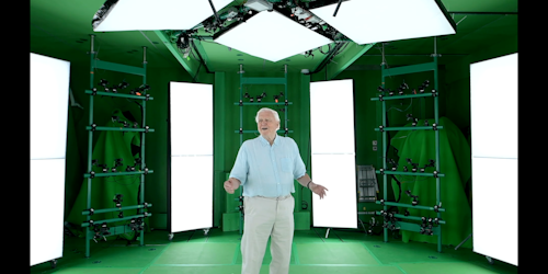 Virtual Sir David Attenborough features in The Green Planet immersive experience