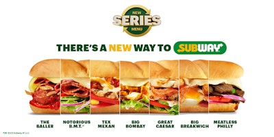 Subway drops new menu with an eight-figure marketing campaign 