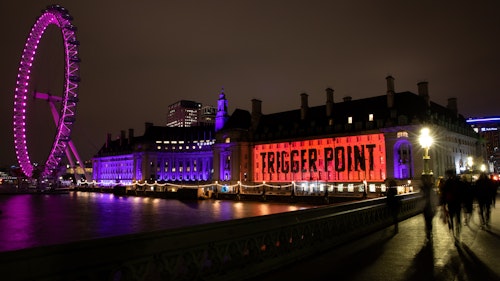 ITV launches bomb disposal drama Trigger Point with London Southbank OOH projection