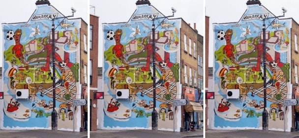 Dreamscapes zines and mural created by North London kids 