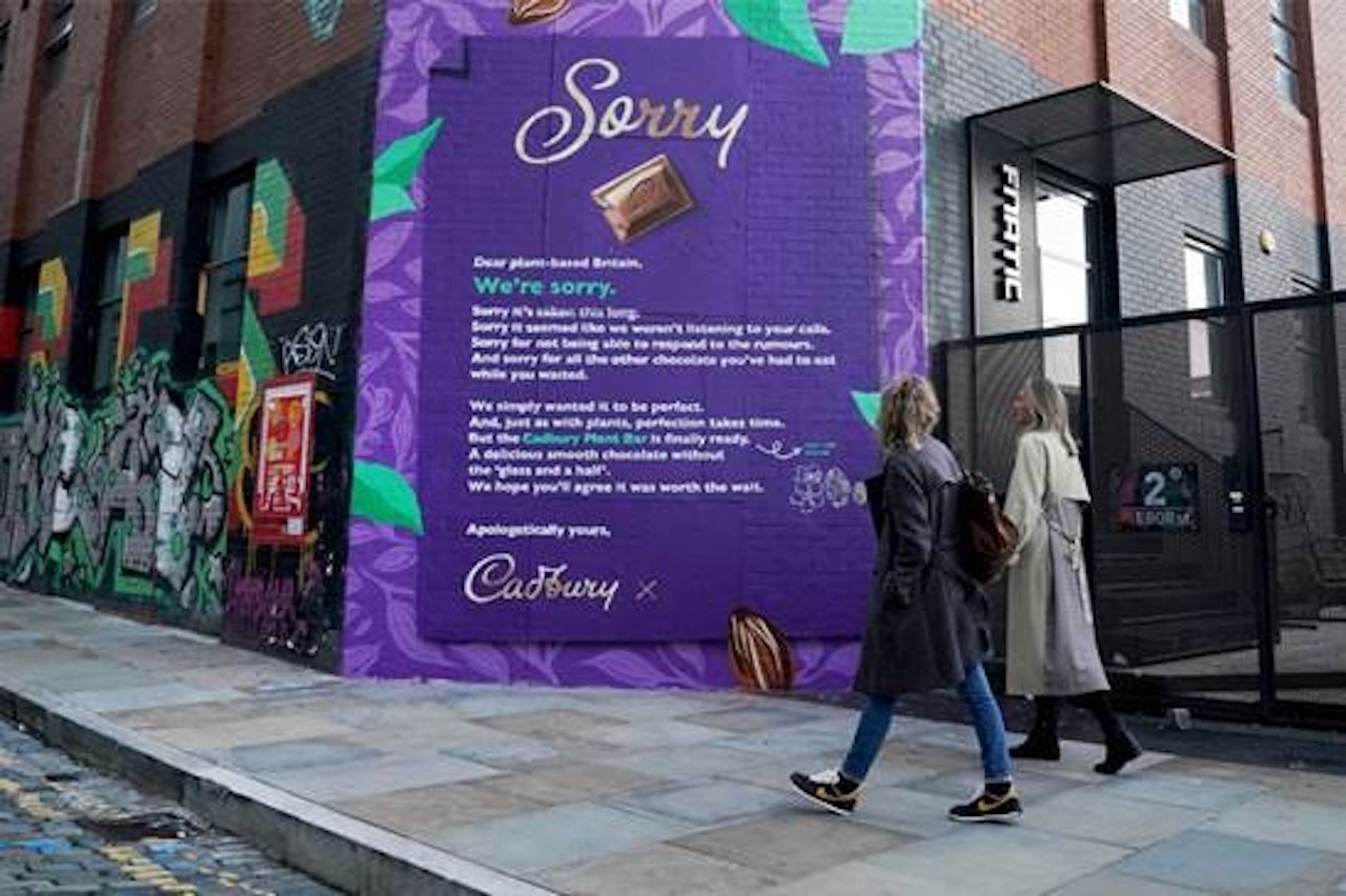 Cadbury is launching its first vegan chocolate bar