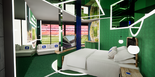 Booking.com to offer fans a pitch-view penthouse for Uefa Women's Euro