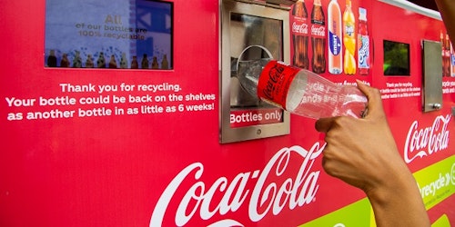 Coca-Cola is offering rewards to consumers in exchange of empty recyclable bottle