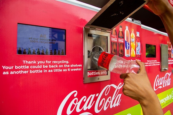 Coca-Cola is offering rewards to consumers in exchange of empty recyclable bottle