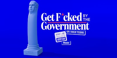 Dame launches a  Mitch McConnell-faced dildo to fight for right to abortion