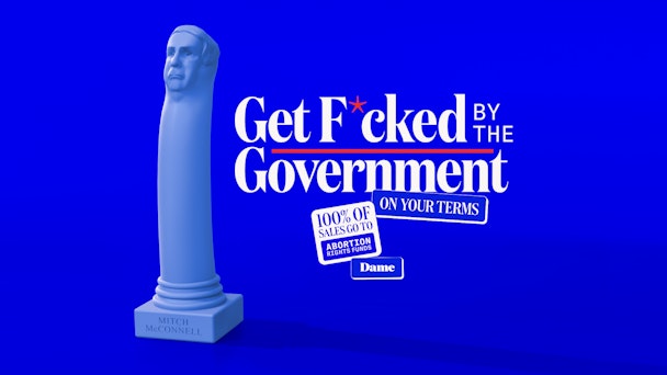 Dame launches a  Mitch McConnell-faced dildo to fight for right to abortion