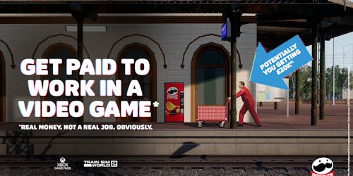 Pringles partners Iain Stirling to search for a candidate to work in a video game Pringles partners Iain Stirling to search for a candidate to work in a video game