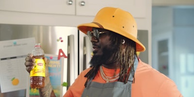 Rapper T-Pain displays his love for teas in Lipton's latest campaign