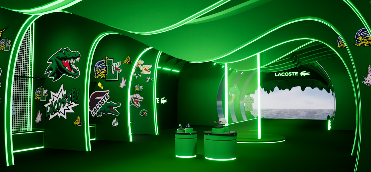 Lacoste cuts the ribbon on virtual holiday store