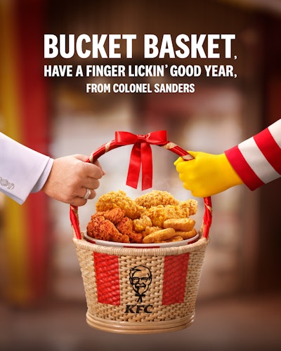 KFC Festive bucket