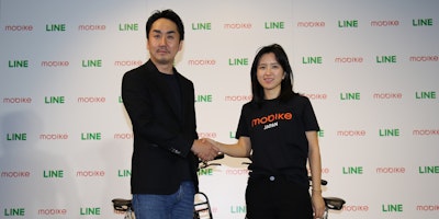 Mobike Line Japan Partnership 