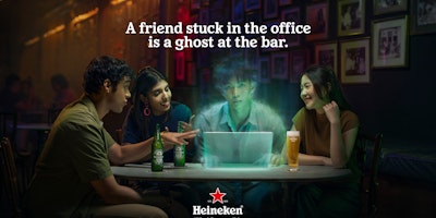 Heineken Ghosted bar