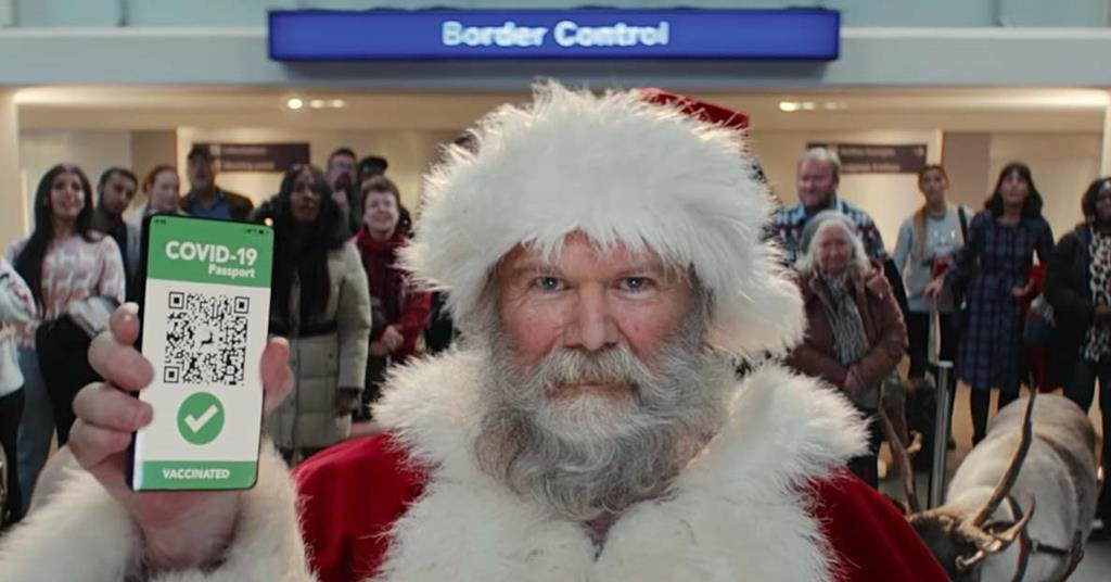 tesco santa claus costume