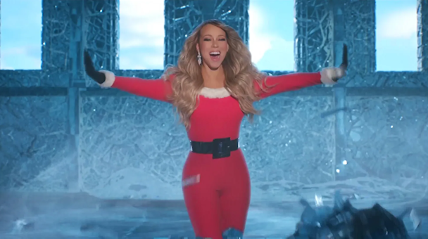Mariah Carey unfrozen for Christmas