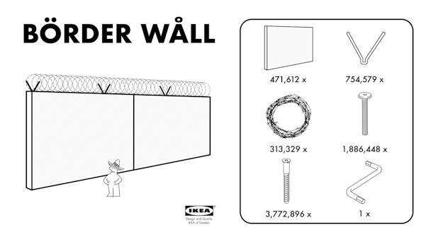 Ikea Mexico Border Wall