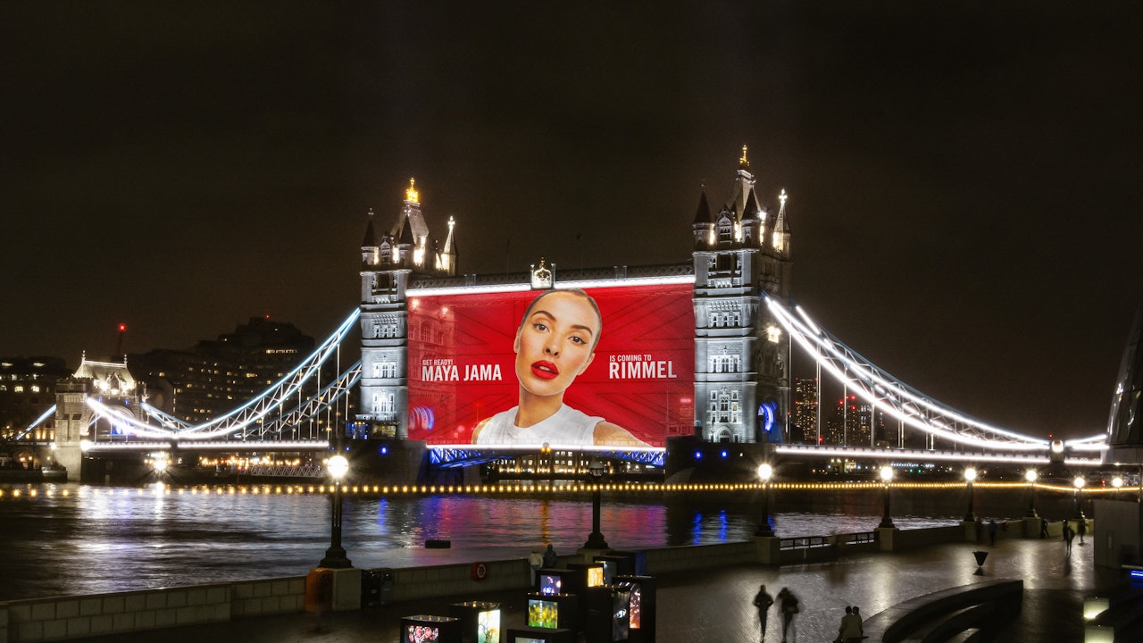 Rimmel Makes London Look Twice At Holographic Bridge Takeover | The Drum