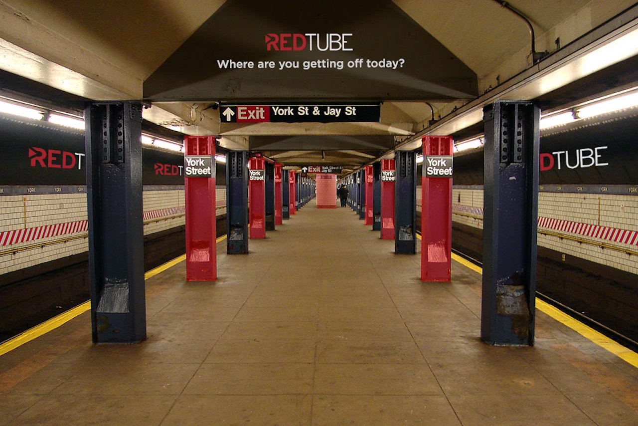 1280px x 854px - The Drum | Ride The RedTube? Porn Site Applies To Sponsor NYC Subways