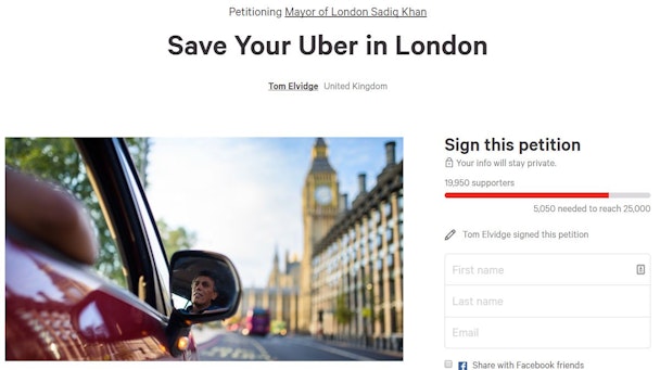 Save Uber Petition
