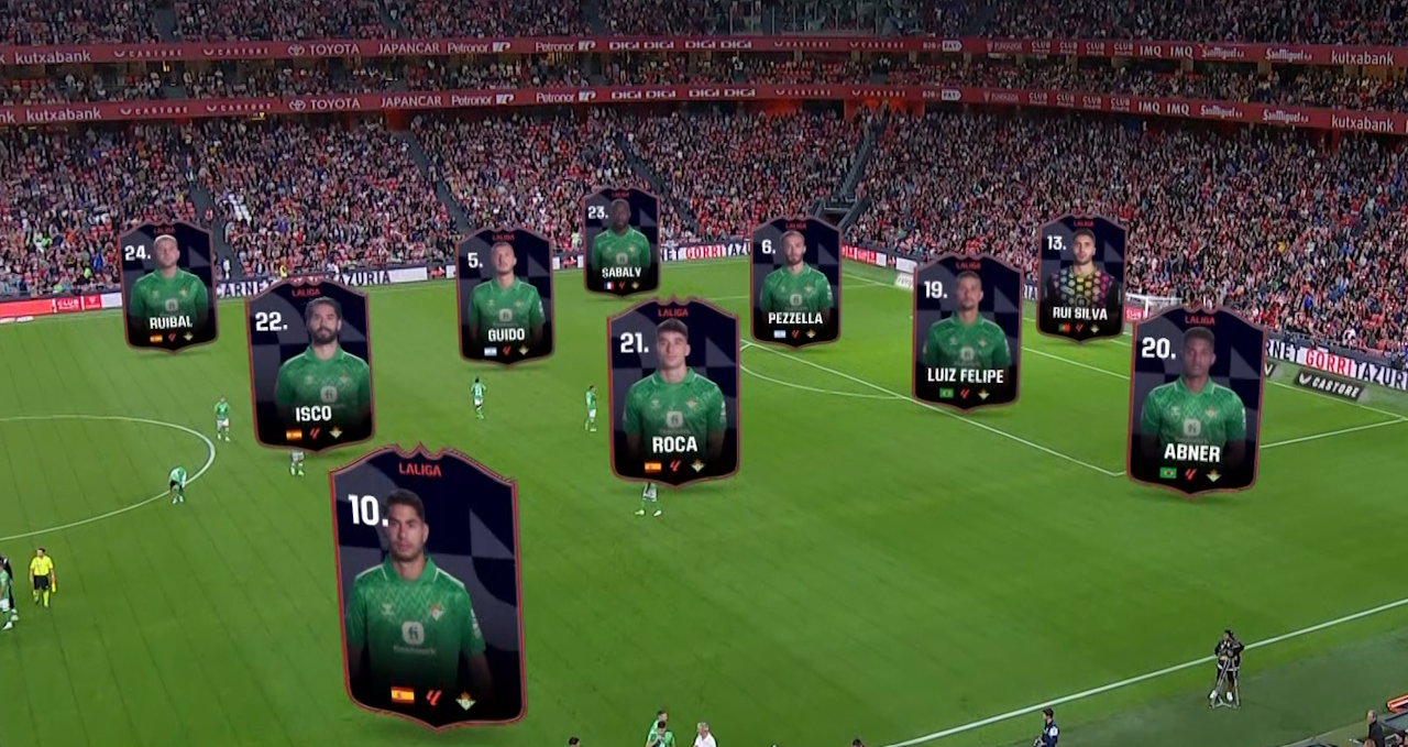El cambio de marca de La Liga emula el estilo de transmisión del juego de EA Sports FC