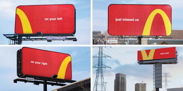 McDonald's Golden Arches Ads Lead Drivers To The Nearest Restaurant | The Drum