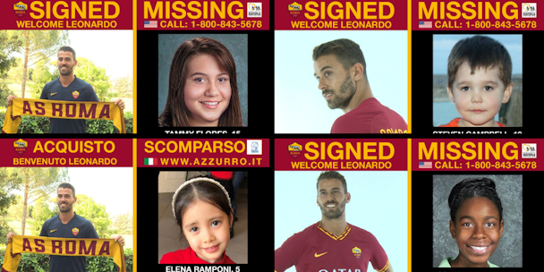 Roma highlights missing children