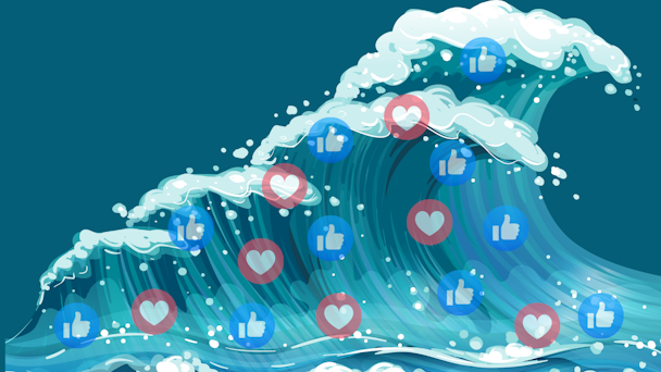 A social influencer wave
