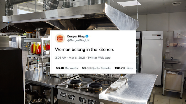 In infamous IWD Burger King tweet