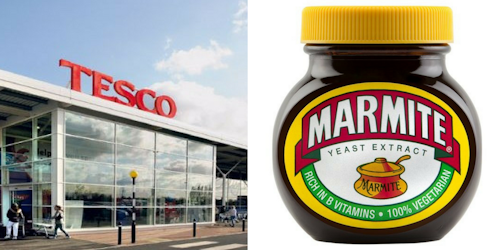 Tesco and Marmite top Brexit brands